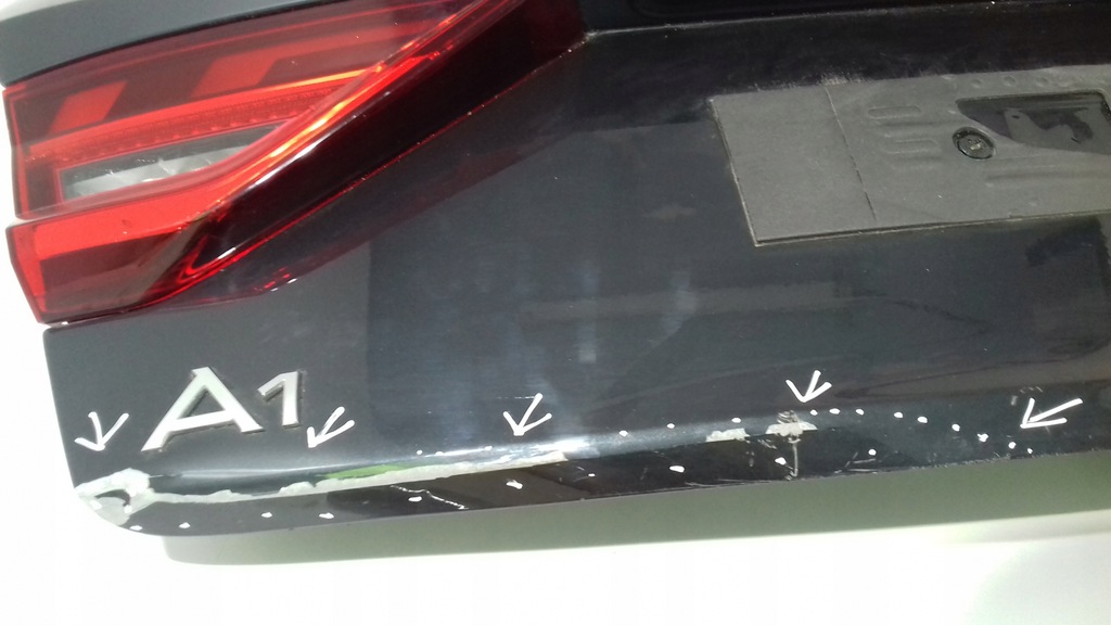 фото №8, Audi a1 ii задняя крышка багажника 2018 графитовая h816