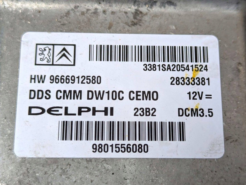 фото №8, Набір стартовий peugeot 508 2012 9666912580