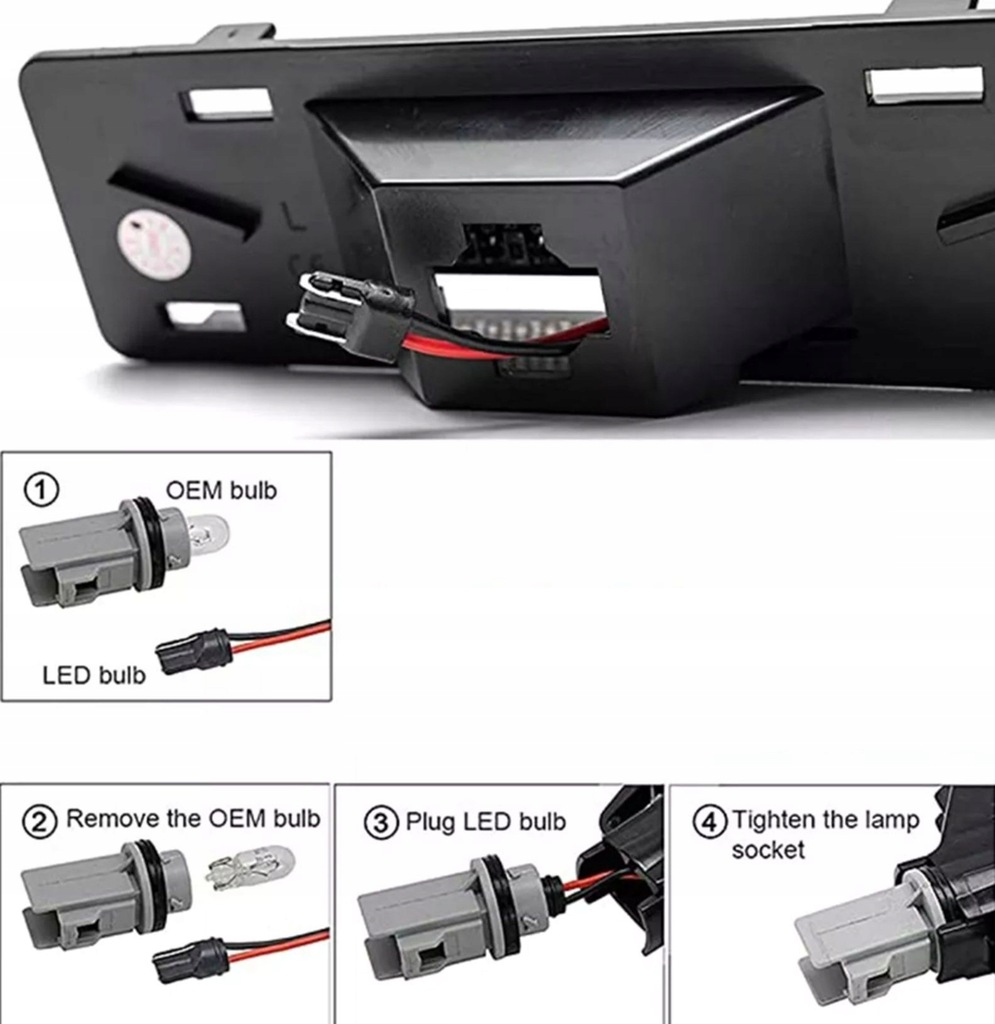 фото №6, Лампа габаритная перед правая левая габаритный фонарь led chevrolet camaro 82-92