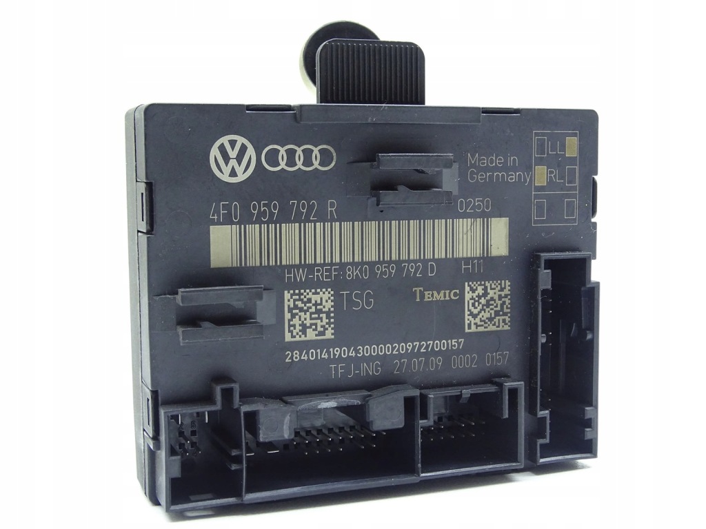 фото №1, Блок керування модуль двері правий перед audi q7 4l 4f0959792r