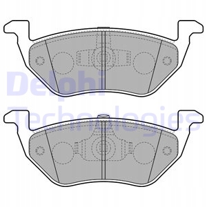 фото №2, Delphi lp2158 набор тормозных колодок тормозных, тормоза дисковые