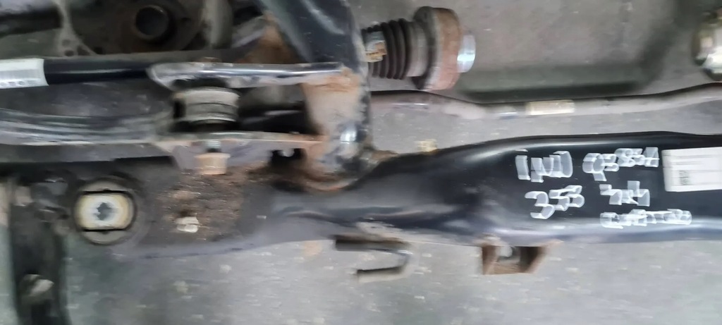 фото №6, Q3 83a подвеска рычаги поворотный кулак подрамник подрамник задняя quattro 5q0505235j