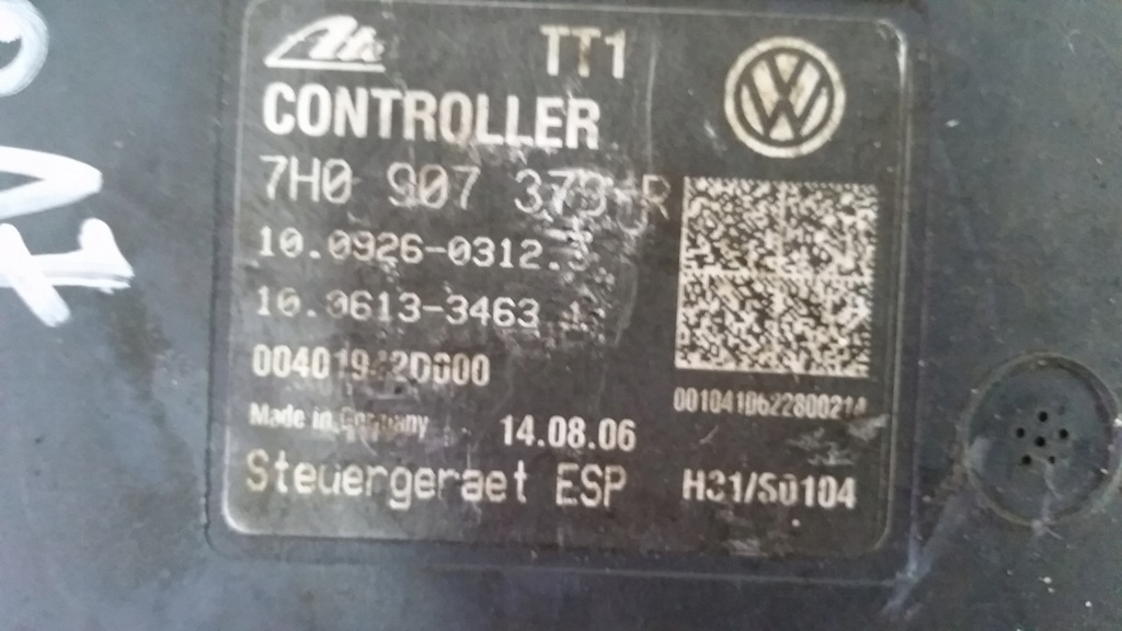 фото №7, Vw transporter t5 насос abs 7h0614517b 7h0907379r