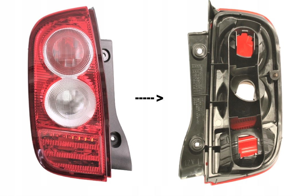 фото №1, Лампа задняя стоп левая nissan micra k12 2003-2010