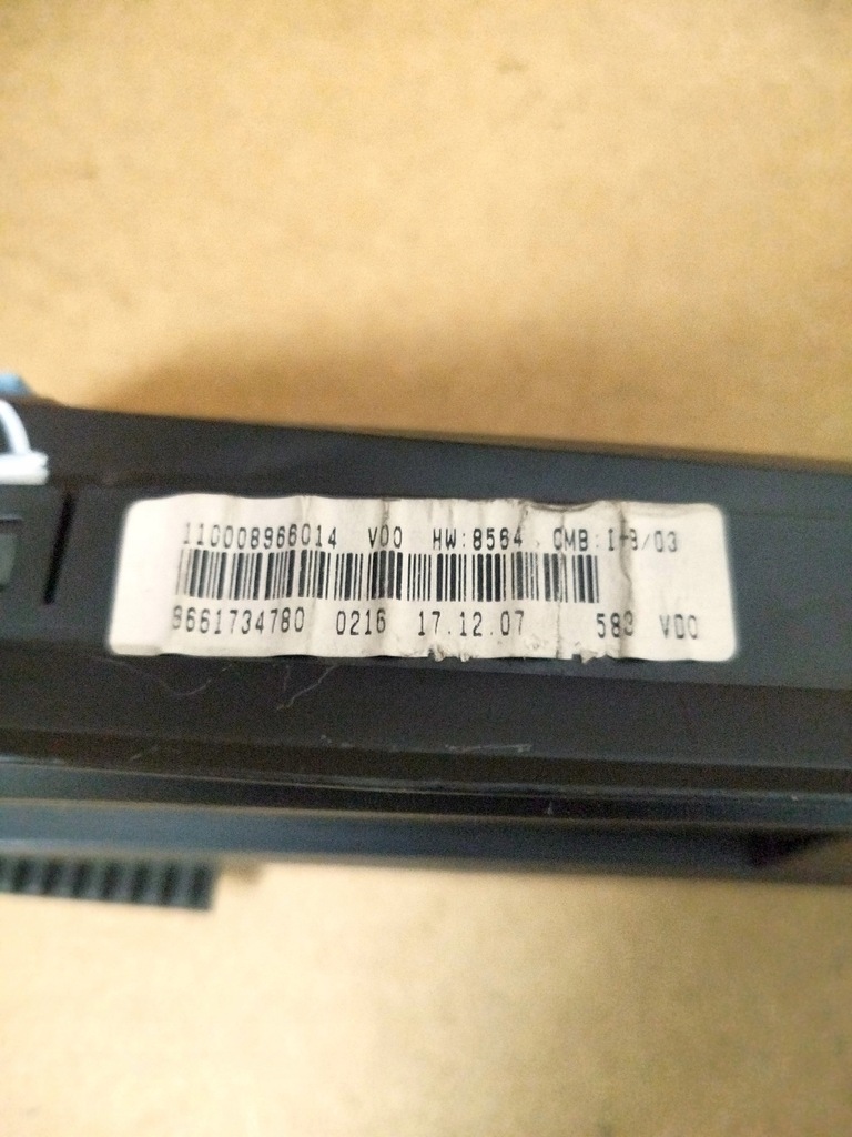 фото №5, Citroen xsara picasso 9631316180 приборная панель дисплей счетчик оригинал