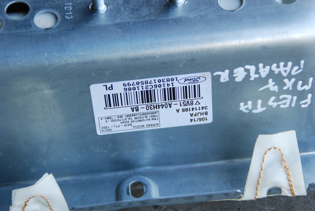 фото №4, Ford fiesta mk7 подушка пассажира air bag 15r