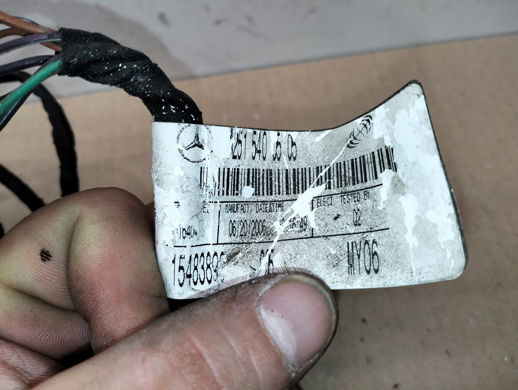 фото №6, 6x датчики парковки + жгут pdc перед mercedes r 251 w251 amg 2005-2010