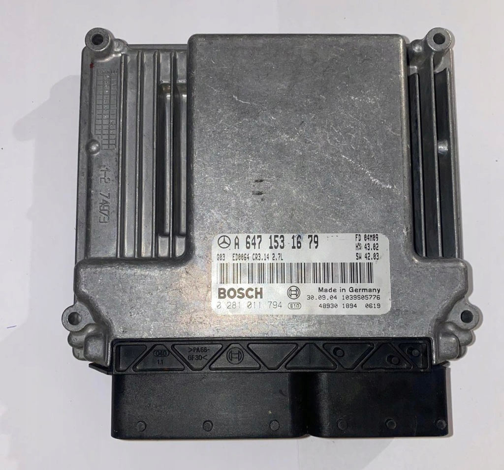 фото №1, Бортовой компьютер блок управления bosch do mercedes 0281011794