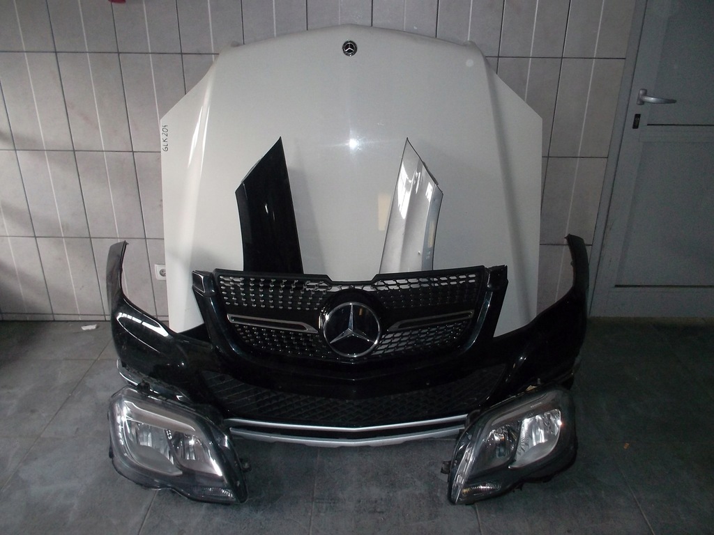 фото №1, Mercedes glk 204 w204 lift бампер kompletny перед фары капот