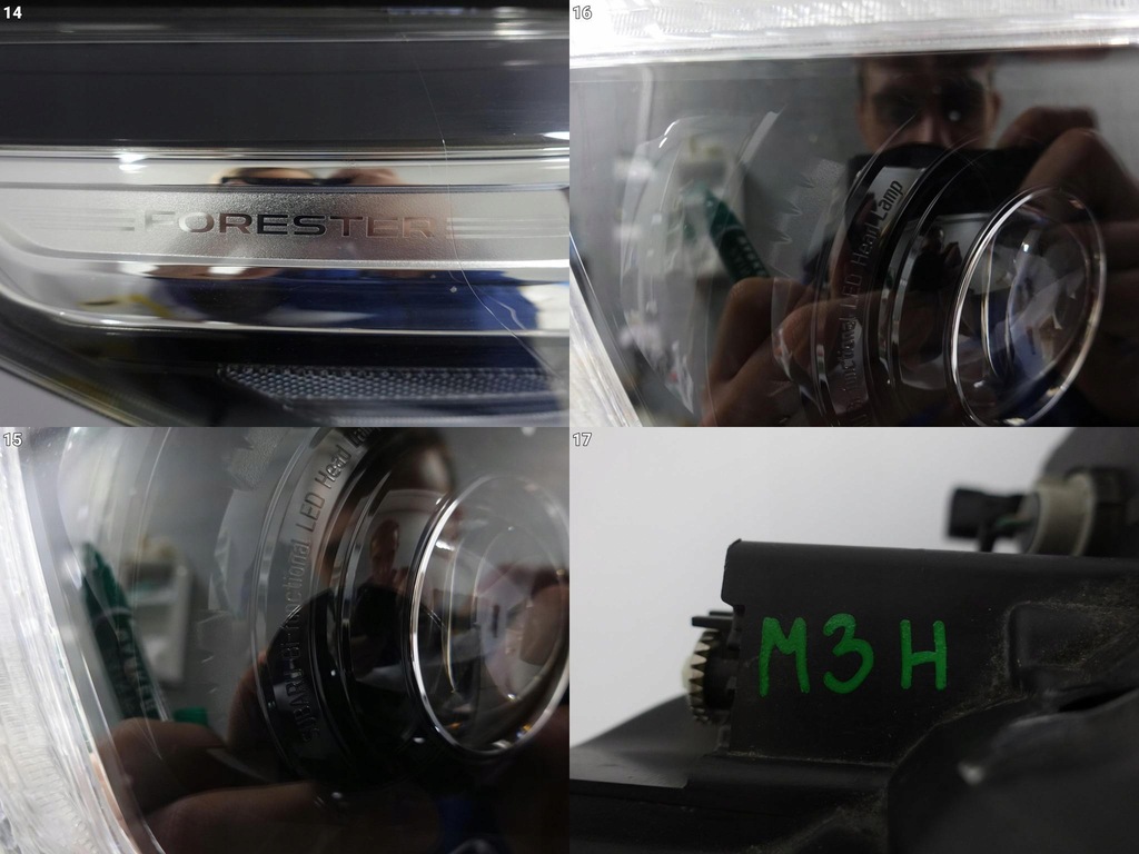 фото №12, Subaru forester v 5 sk 18-21 лампа full led правая перед тонированная eu