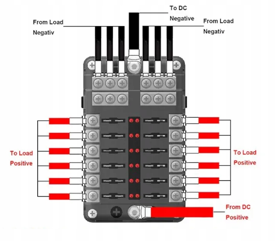 фото №4, Коробка роз'єм корпус запобіжників 12 kampera