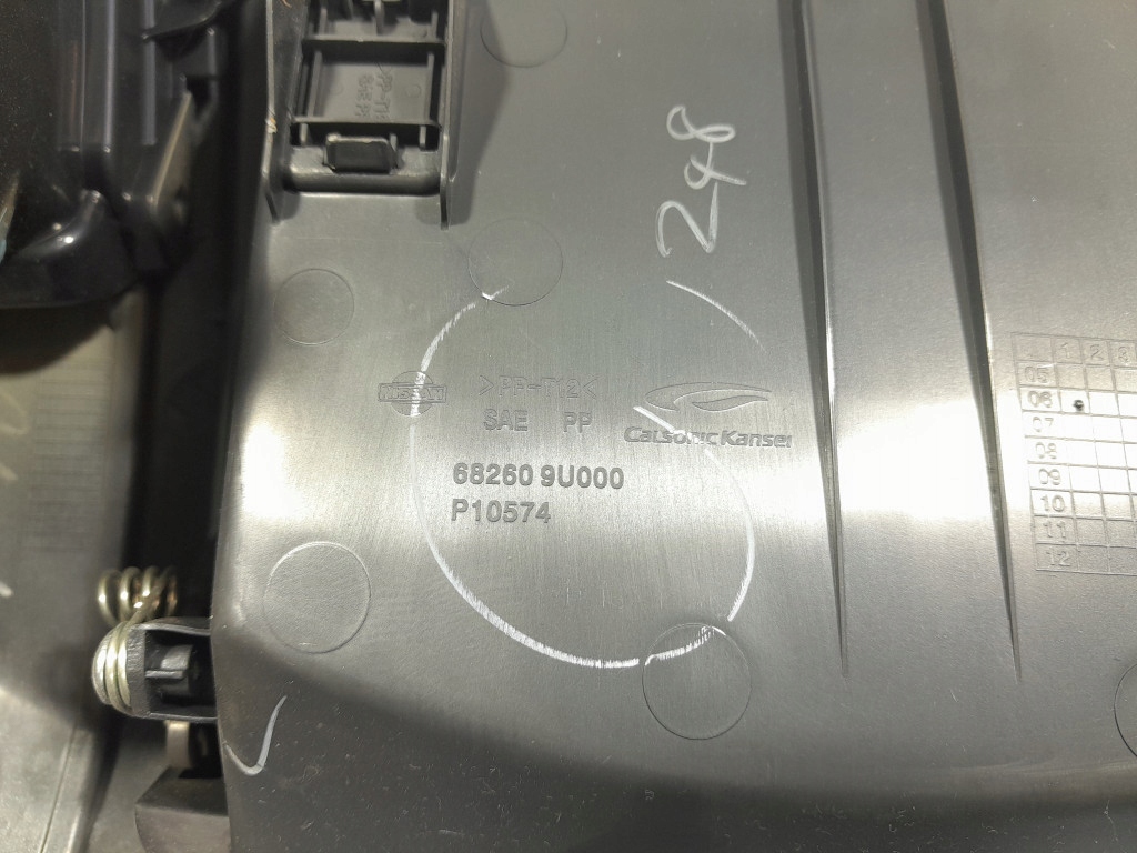 фото №5, Nissan note i e11 решётки обдув рамка защита панели консоли 682609u000