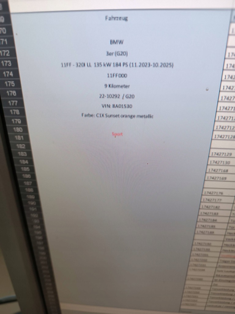 фото №7, Капот крышка двигателя kol. c1x bmw 3 g20 g21