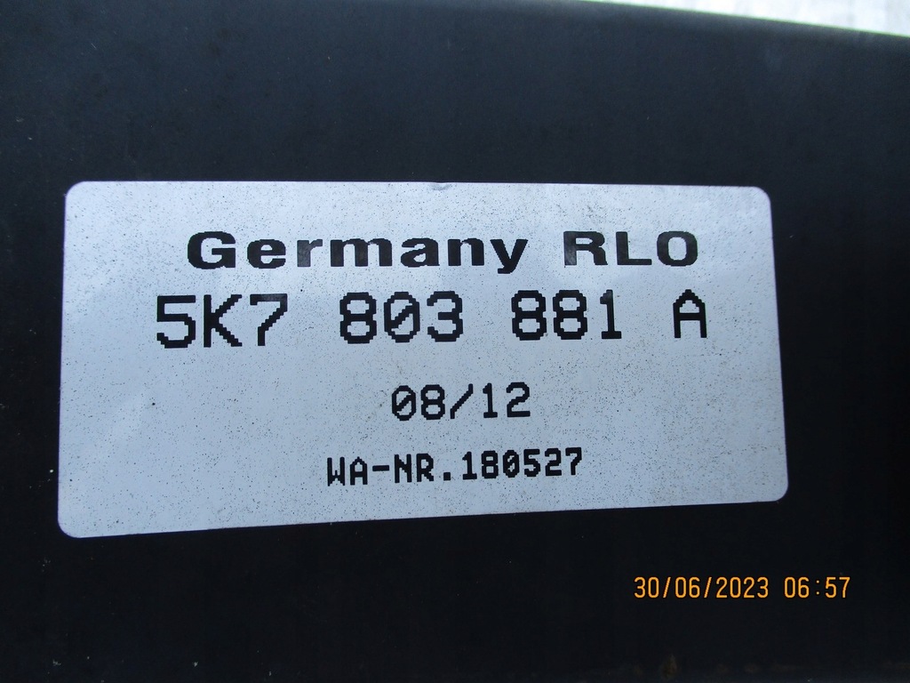 фото №6, Hak буксировочный vw golf 5k7 5k7803881a