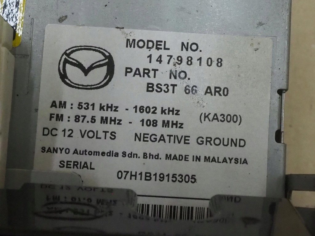 фото №8, Mazda 3 bk экран дисплей радио 14798108