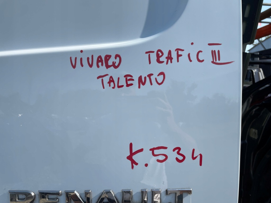 фото №7, Дверь задняя задние правое vivaro b trafic iii talento 2014-