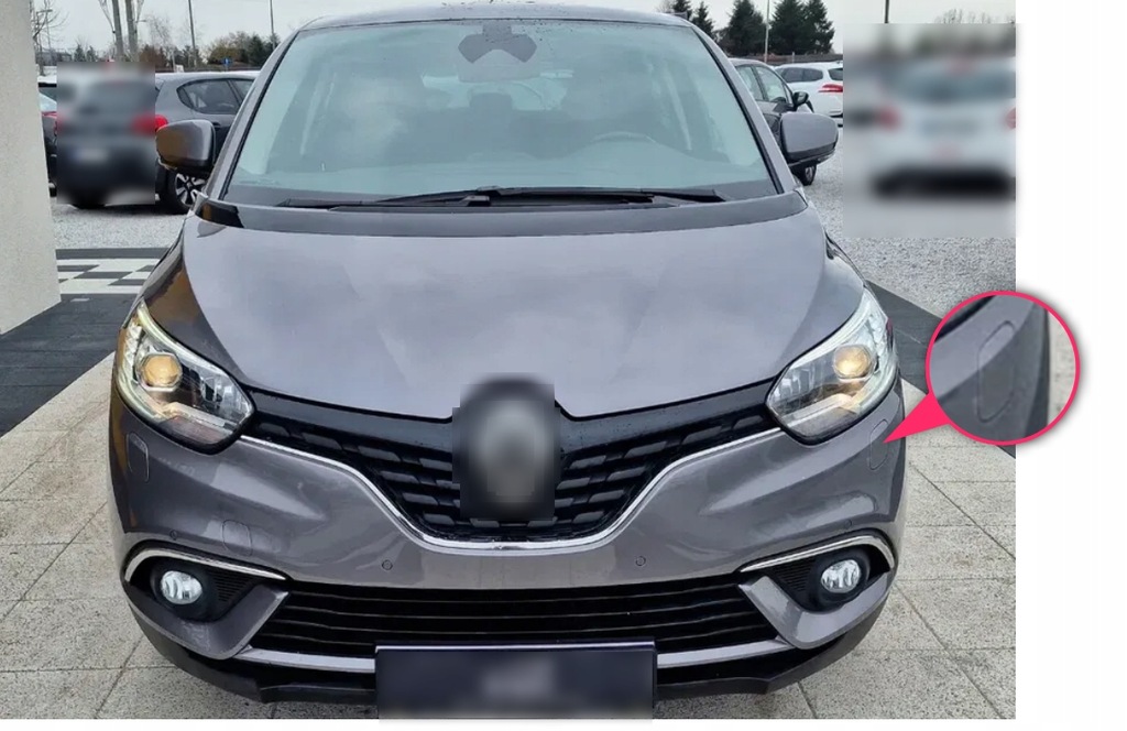 фото №2, Заглушка розпилювача бампера do renault scenic 4