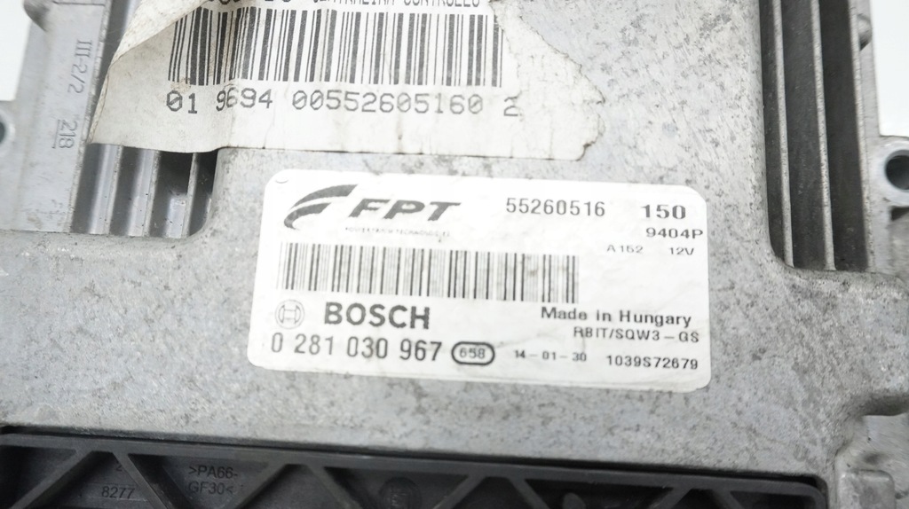 фото №7, Alfa romeo giulietta блок управления двигателя 55260516 0281030967