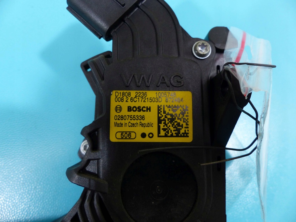 фото №4, Потенціометр газу педаль skoda rapid 0280755336