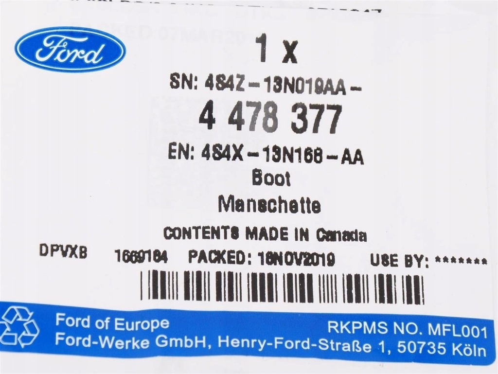 фото №9, Накладка заглушка лампочка ford edge mk2 2016- 4478377 _ 4s4x-13n168-aa