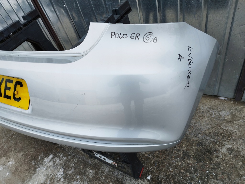 фото №7, Бампер задняя задний vw polo 6r v 5 hb 5 дверь lata 2009-2014 цвет la7w