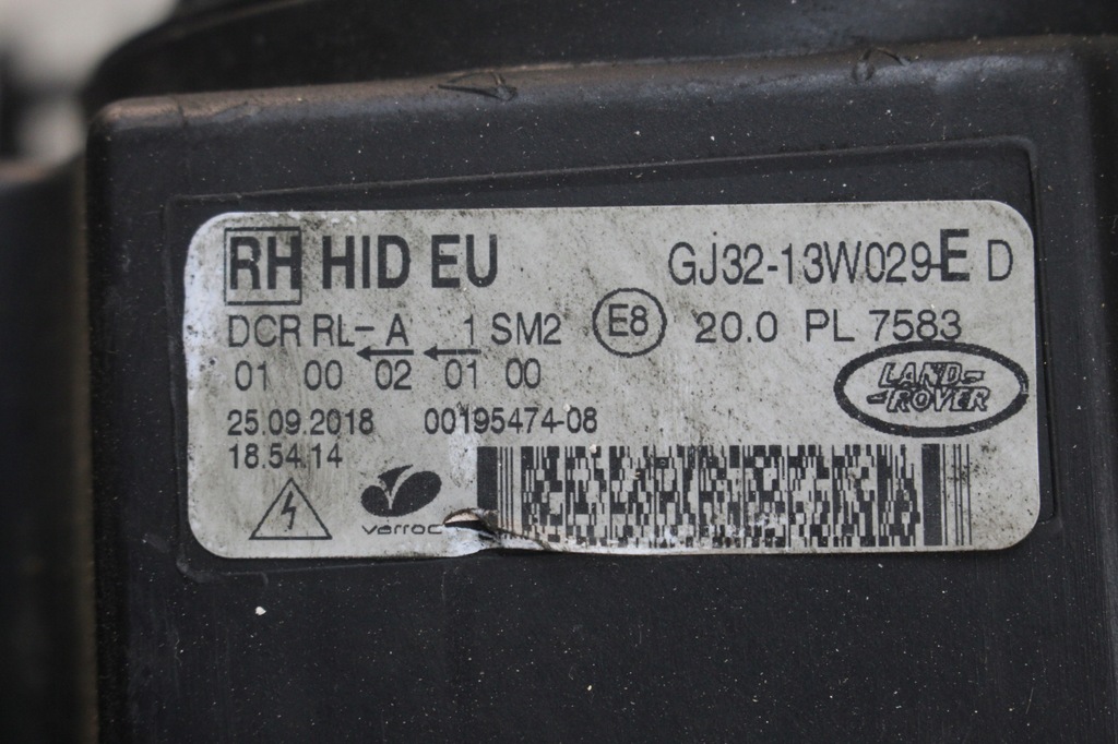 фото №6, Лампа права перед land rover range rover evoque ксенон gj32-13w029ed