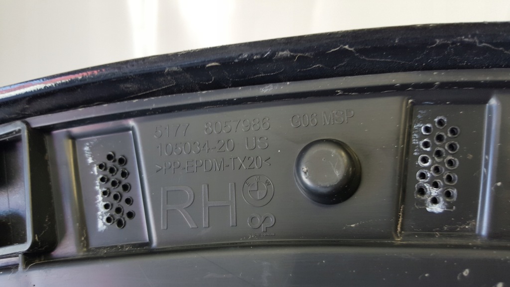 фото №10, Bmw x6 g06 молдинг крыла задняя правая 19-23r