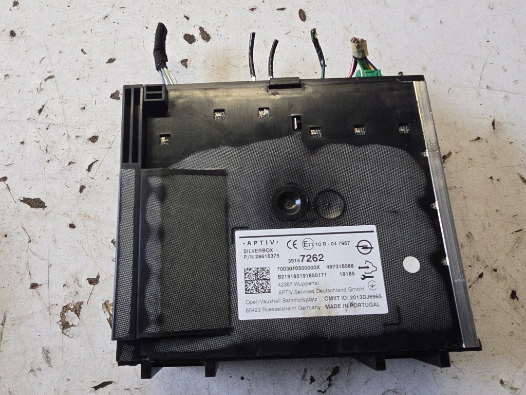 фото №1, Opel astra k станция радио навигации модуль silverbox 39157262