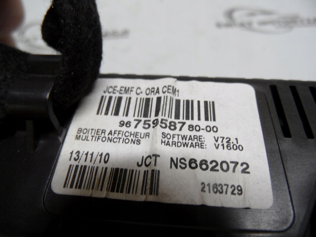 фото №7, Citroen ds3 10r экран дисплей радио 9675958780 2163729