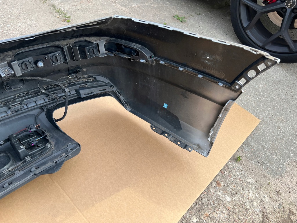 Купить Audi q7 4m przedlift 2015-… s-line бампер задний lz7g 4 pdc