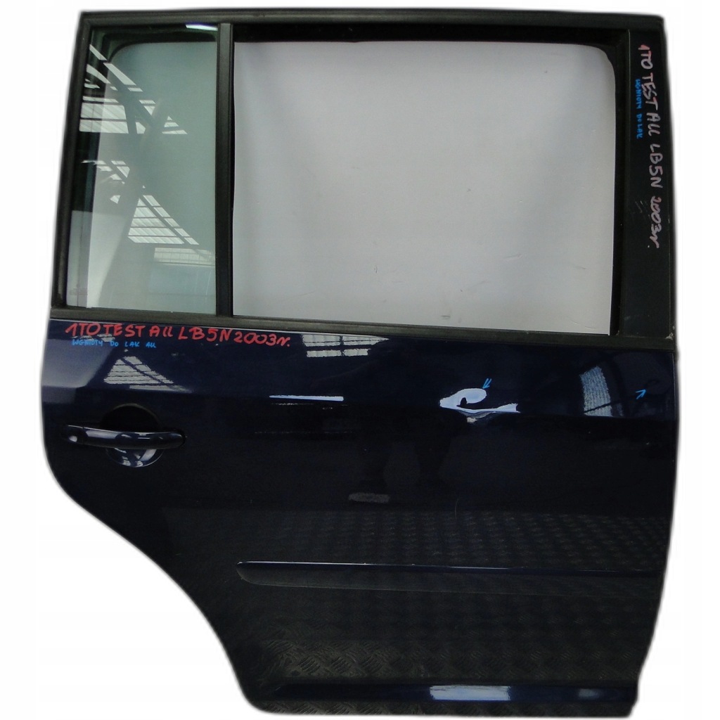 фото №1, Дверь правый задняя vw touran i 1t1 2003 lb5n