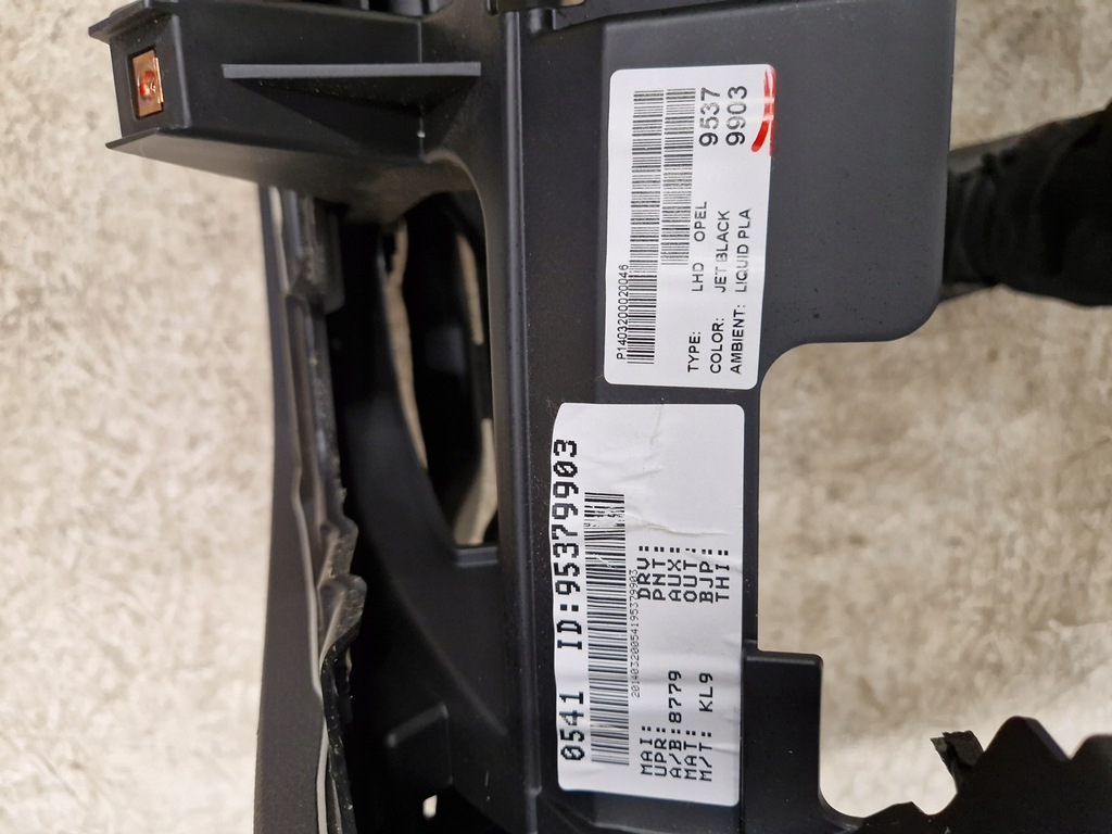 фото №10, Приборная панель консоль opel mokka i подушки безопасности демонтаж