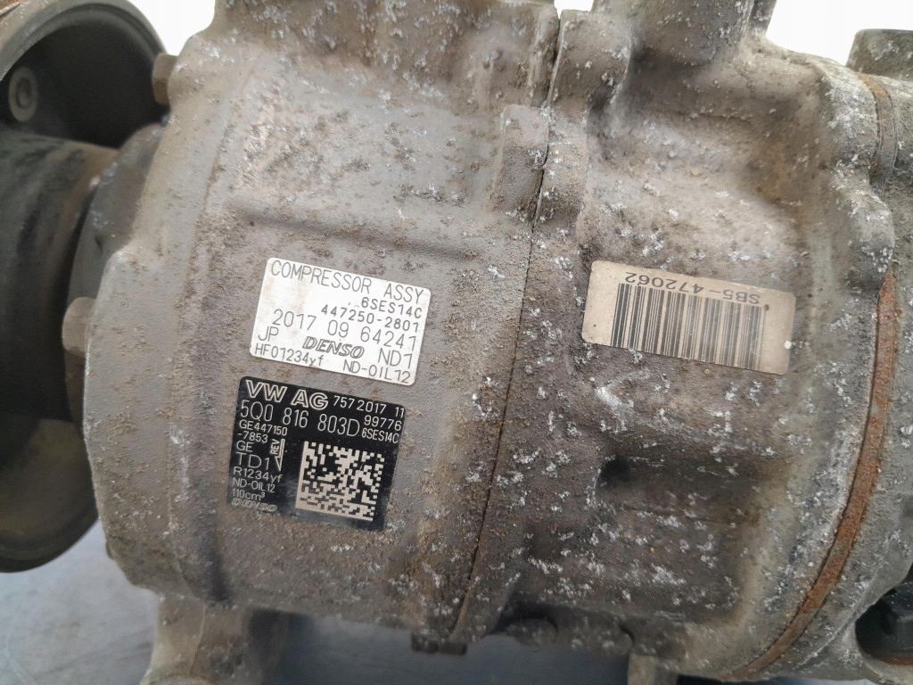 фото №4, Seat ibiza v 1.0 компресор кондиціонера 5q0816803d