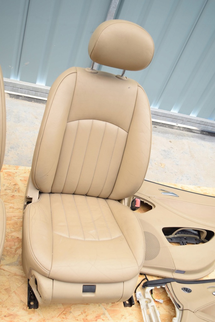 фото №9, Mercedes w219 оббивка сидіння сидіння uk шкіра комплект