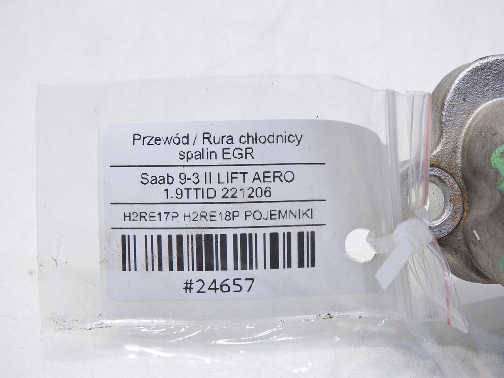 фото №6, Труба трубка egr saab 9-3 ii 1.9 ttid