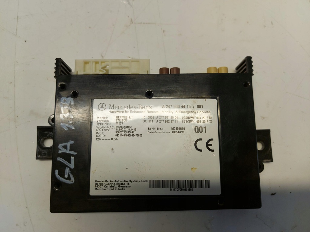 фото №1, Mercedes gla ii h247 модуль блок управления online