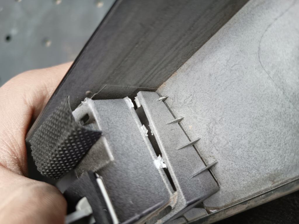 фото №11, Hyundai tucson iv - молдинг бампера задняя czarna