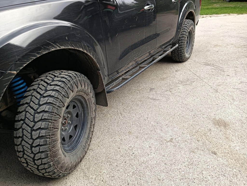фото №1, Пороги боковой пороги стальной offroad rtech nissan navara d23