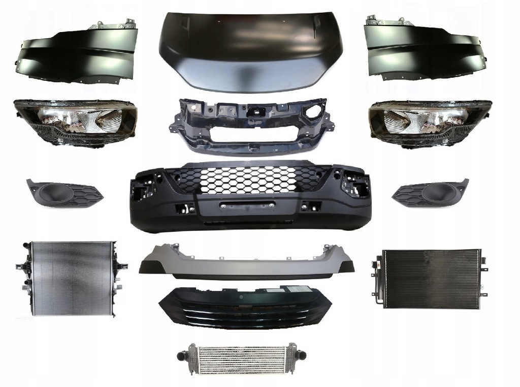 фото №1, Daily 14- перед pas бампер капот крила лампа