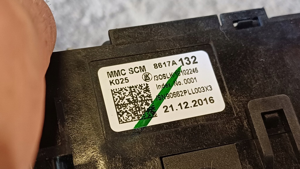 фото №6, Mitsubishi space star ii перемикач поворотник світло 8600a468