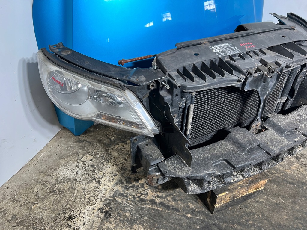 фото №6, Vw tiguan 5n капот бампер перед kpl pas tdi