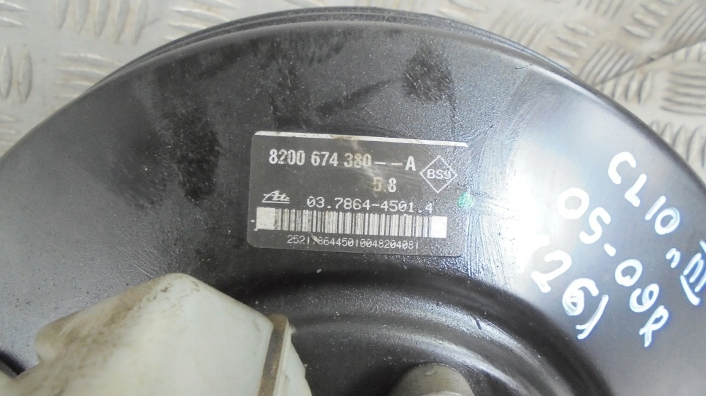 фото №3, Підсилювач гальм renault clio iii 1.5 dci 05-09r