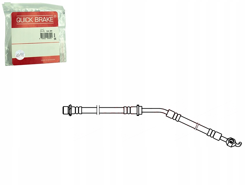 фото №1, Шланг тормозной гибкий перед p citroen c1 ii peugeot 108 toyota