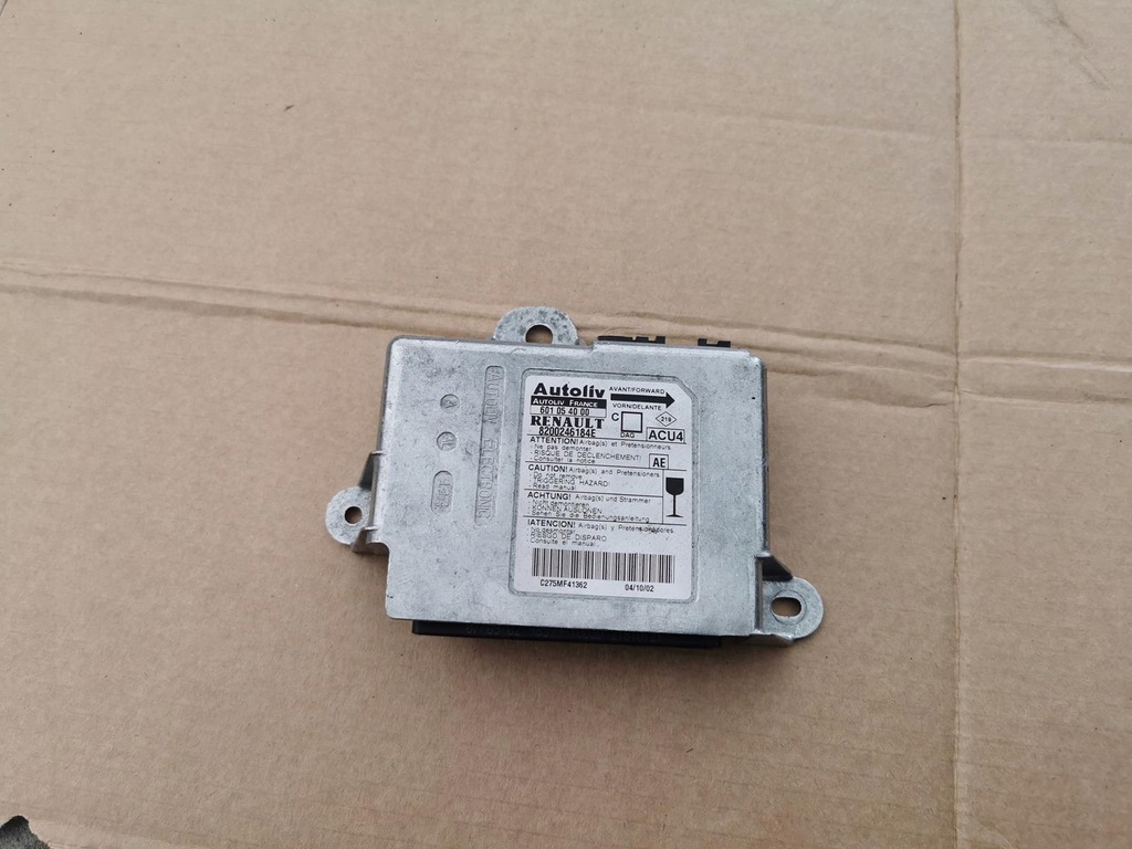 фото №1, Датчик модуль подушка безопасности подушек 8200246184e renault