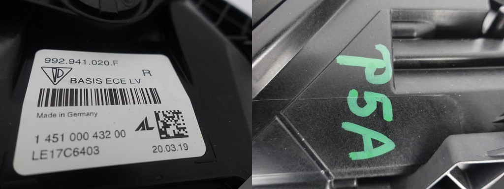 фото №12, Porsche 911 992 19- лампа full led basis права eu