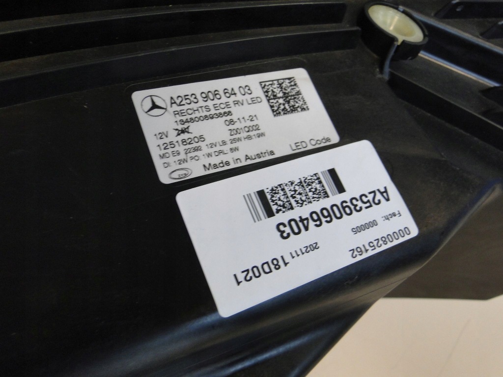 Mercedes glc 253 w253 lift лампа правая led perf Цена