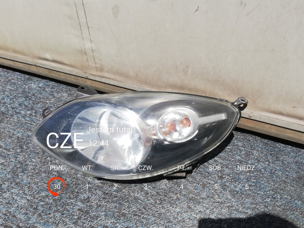 фото №1, Лампа передняя левая renault twingo ii gt 07-11