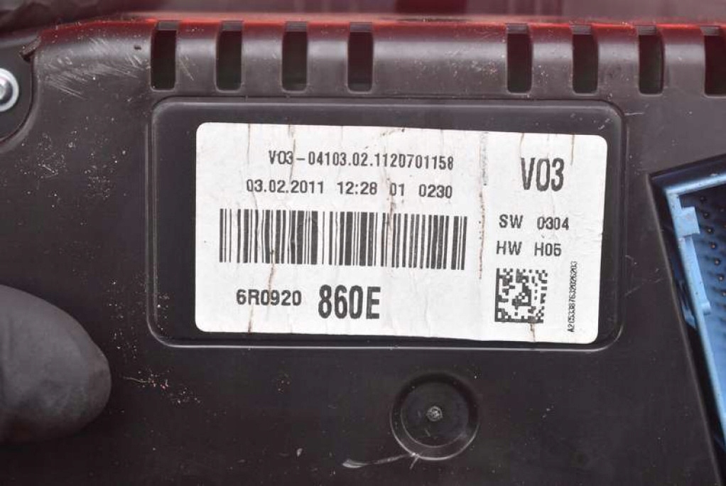 фото №8, Лічильник прилади eu 6r0920860e vw polo 5 v 6r 1.2 12v 70 km 09-15