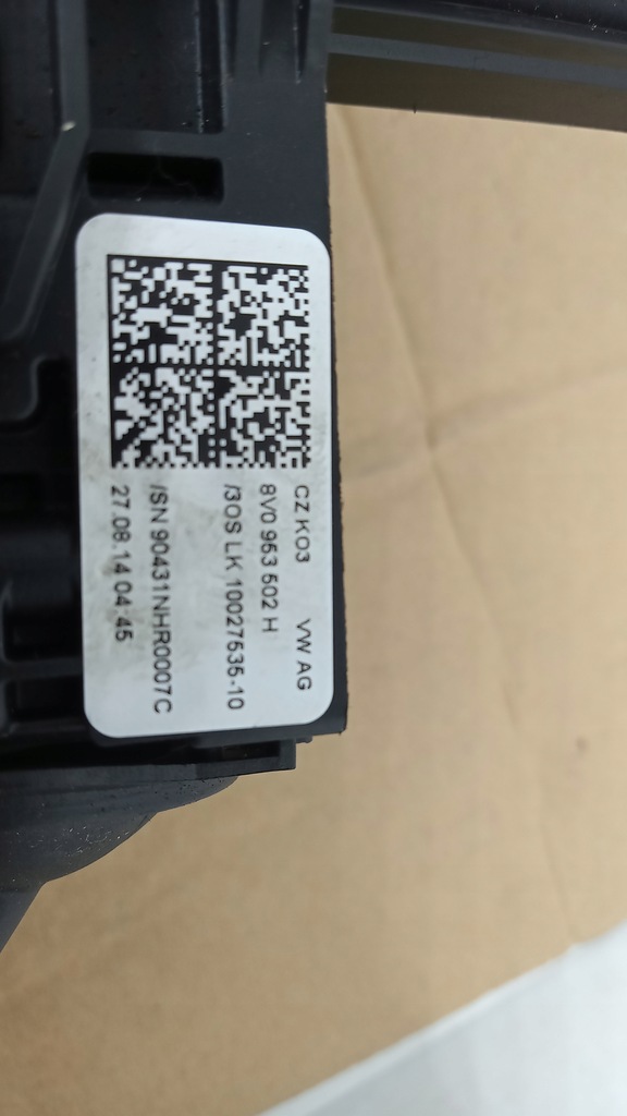 фото №12, Переключатель лента шлейф audi a3 s3 8v 8v0953521cp