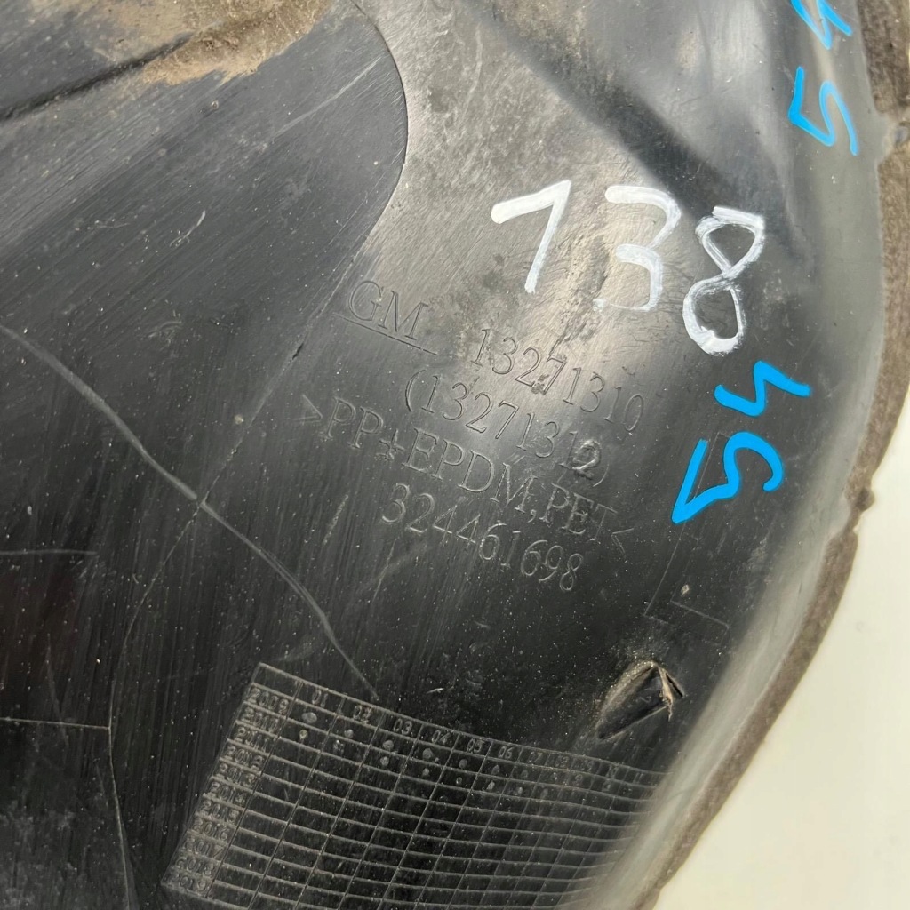 Подкрылок левый перед левая передние opel astra j iv 4 оригинальный номер 13271310 с Разборки